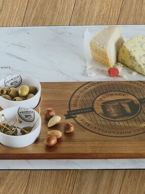 Acacia serving board set
